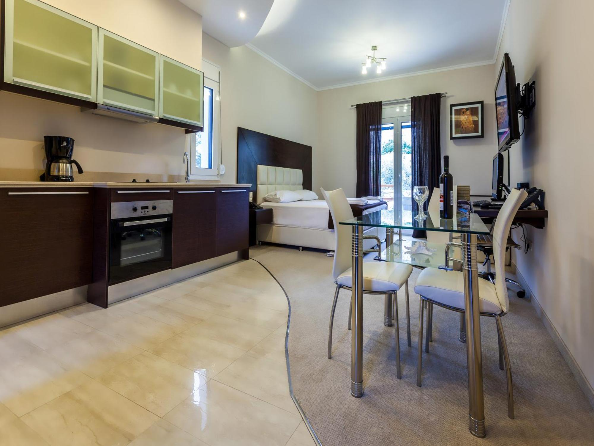 Pearl Bay Hotel Apartments Vrontados Bagian luar foto