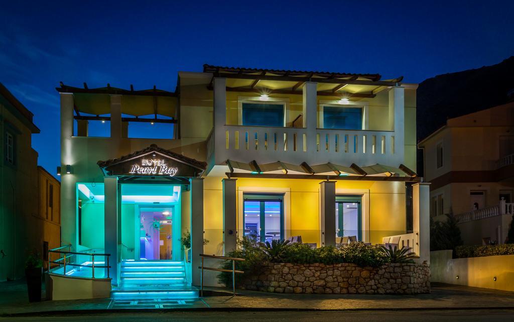Pearl Bay Hotel Apartments Vrontados Bagian luar foto