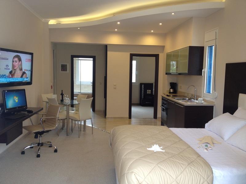Pearl Bay Hotel Apartments Vrontados Bagian luar foto